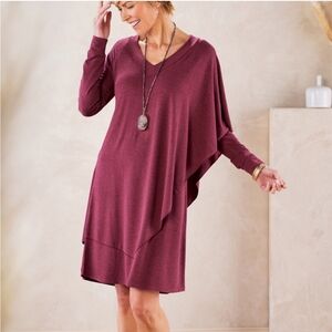 Soft Surroundings Dress Marla Dress. Asymmetrical Size 2X